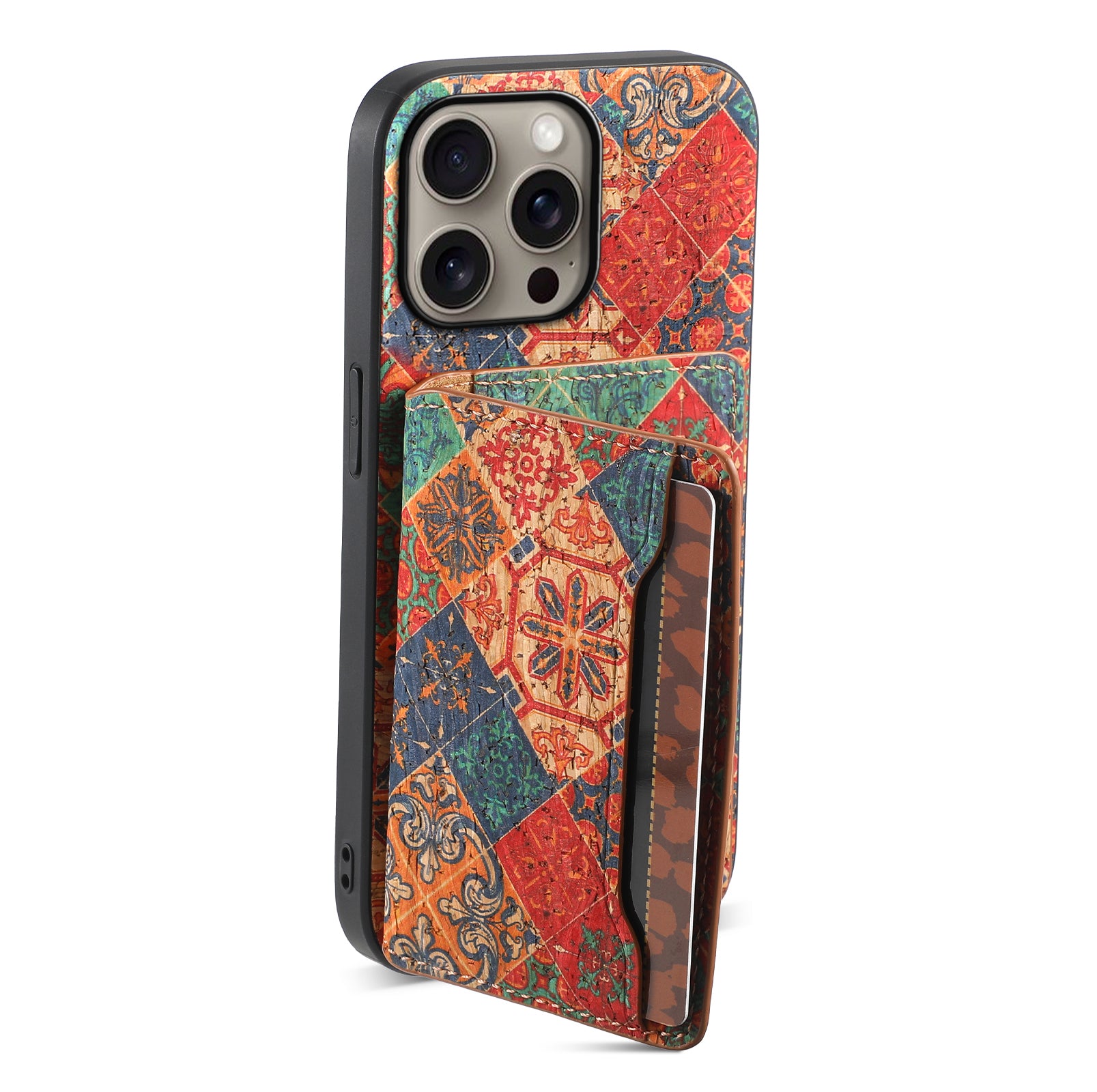 Wooden Phone Case For iPhone 16 - 7 Series (Blue)