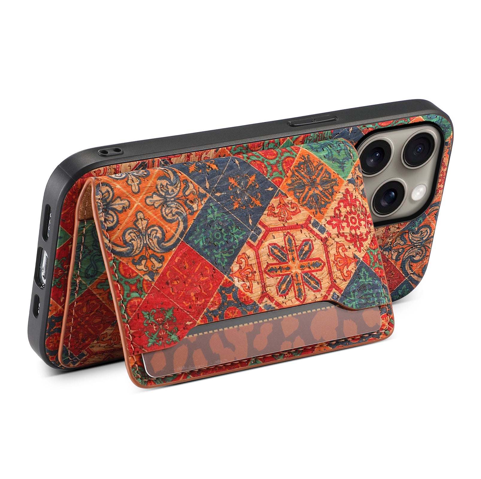 Wooden Phone Case For iPhone 16 - 7 Series (Blue)