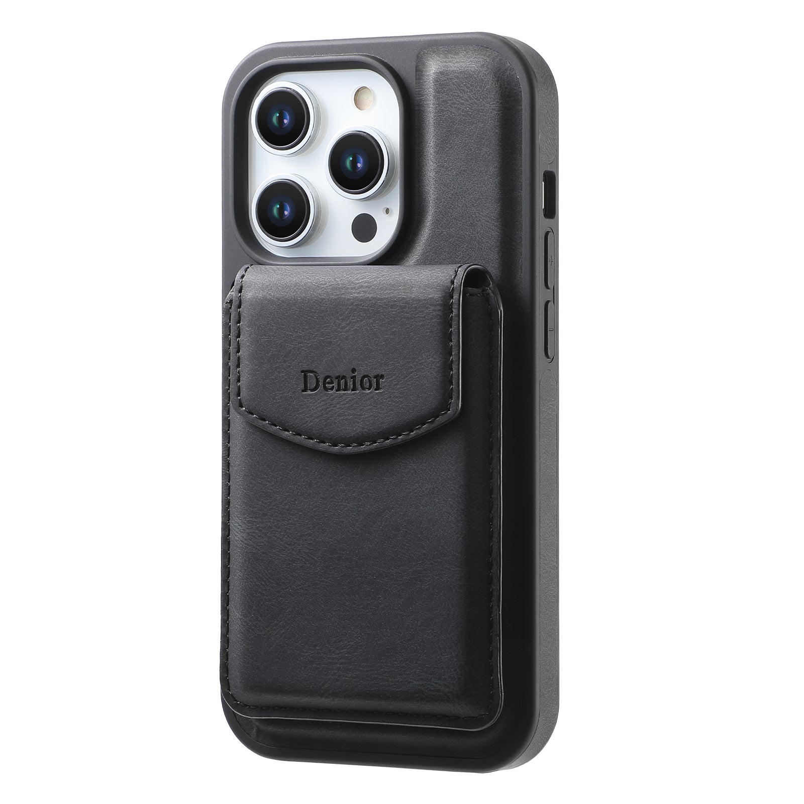 iPhone Series 2IN1 Magnetic Case & Card Bag(Black)