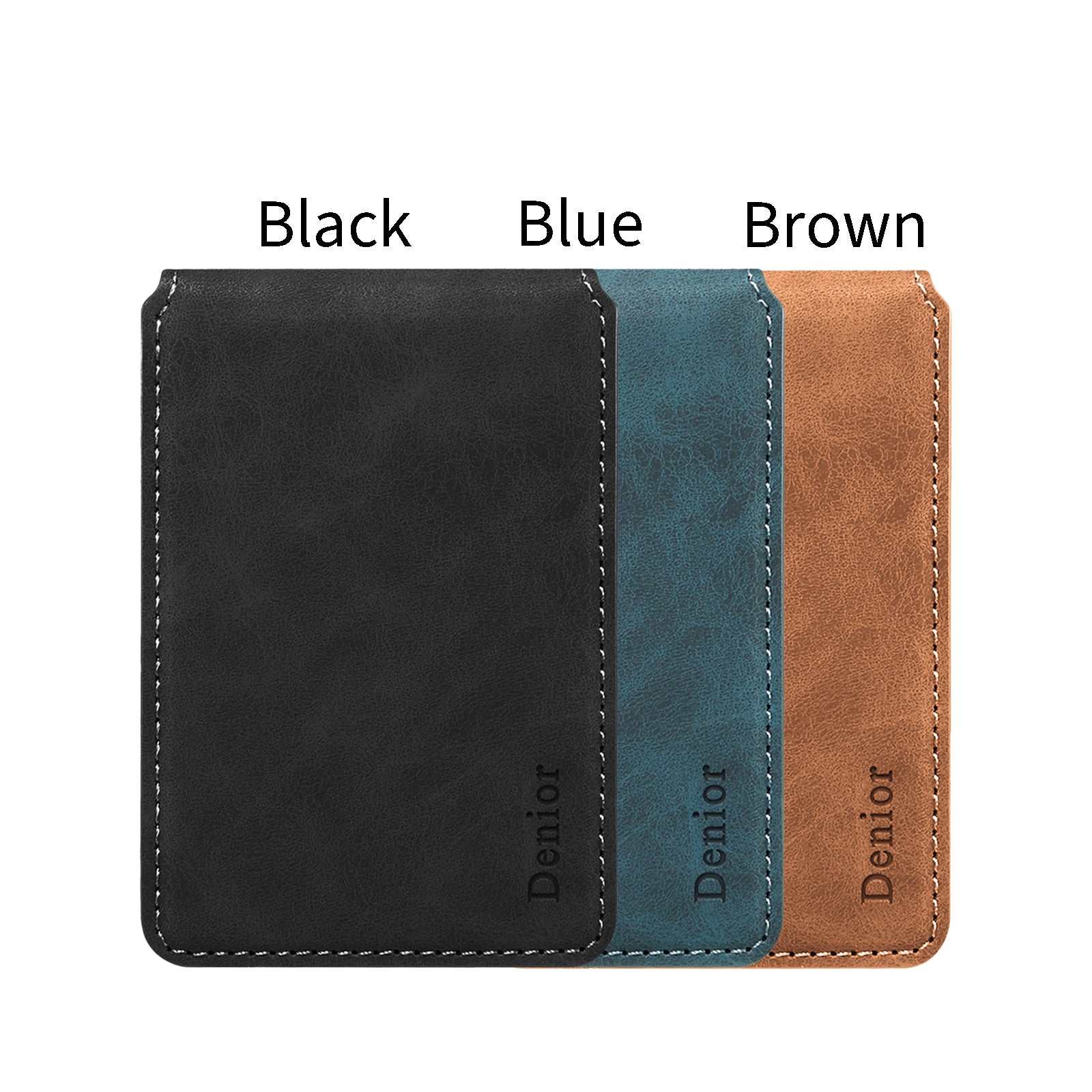 RFID Magnetic Slim Credit Card Bag(Blue)
