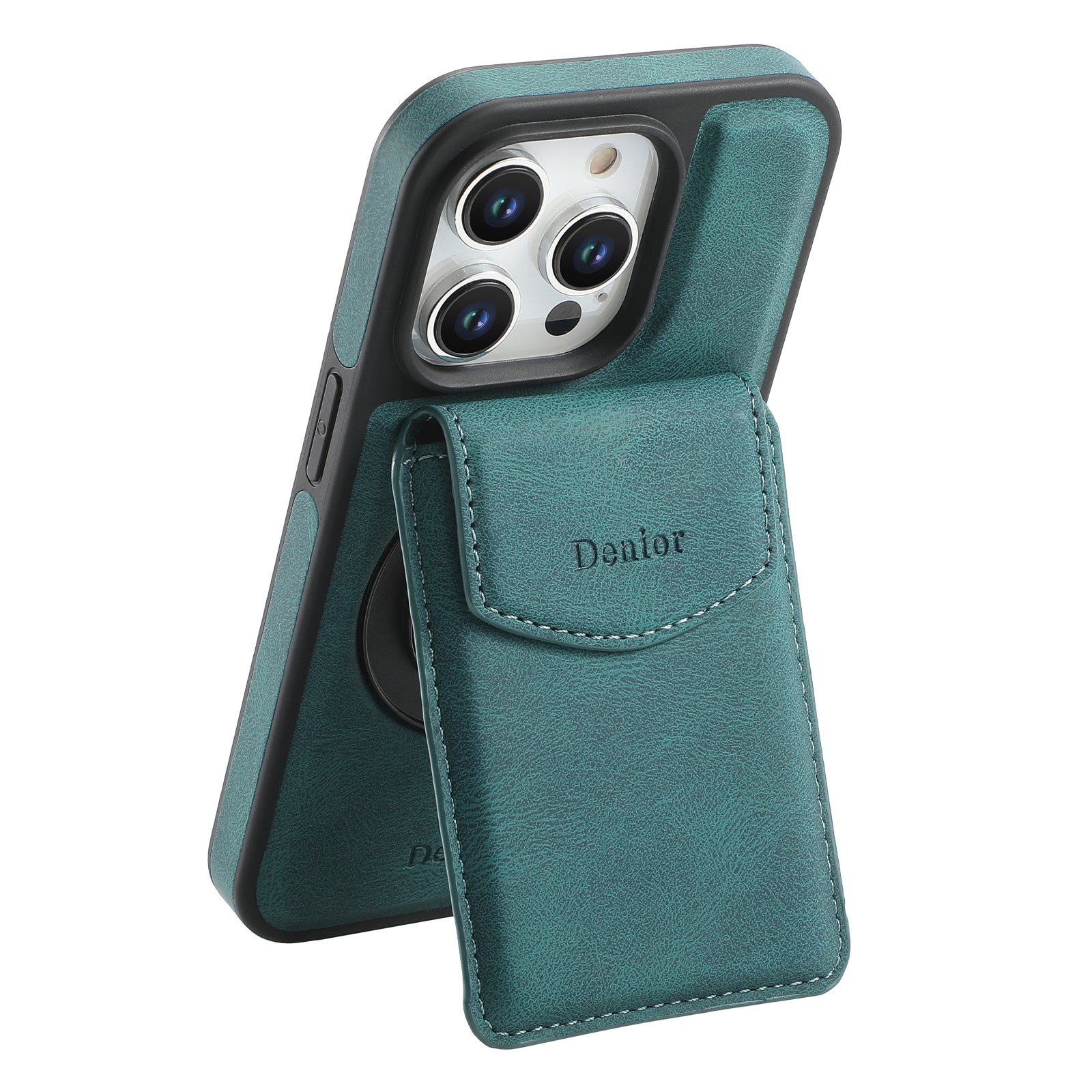 iPhone Series 2IN1 Magnetic Case & Card Bag(Blue)