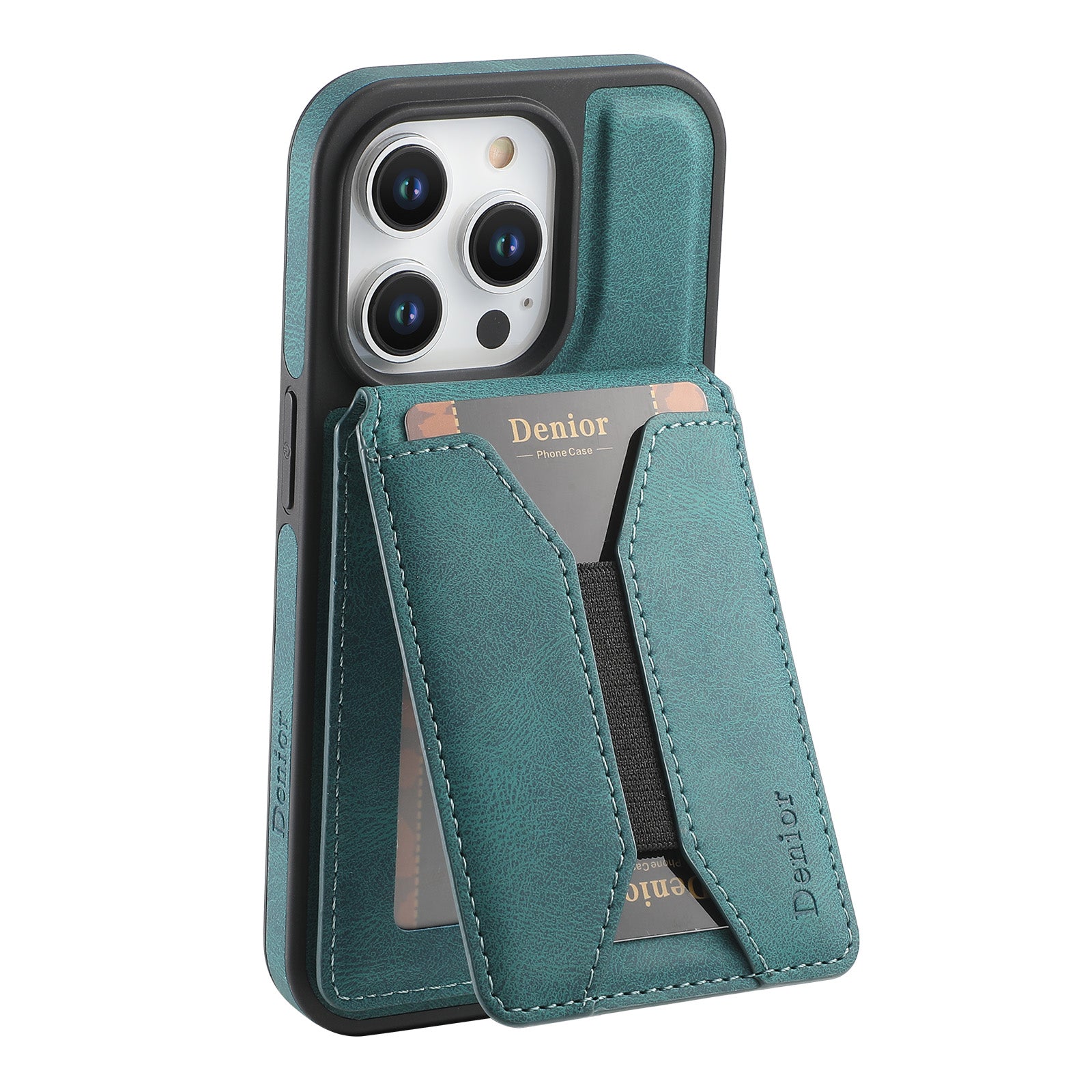 iPhone Series 2IN1 Magnetic Case & Card Bag(Blue)