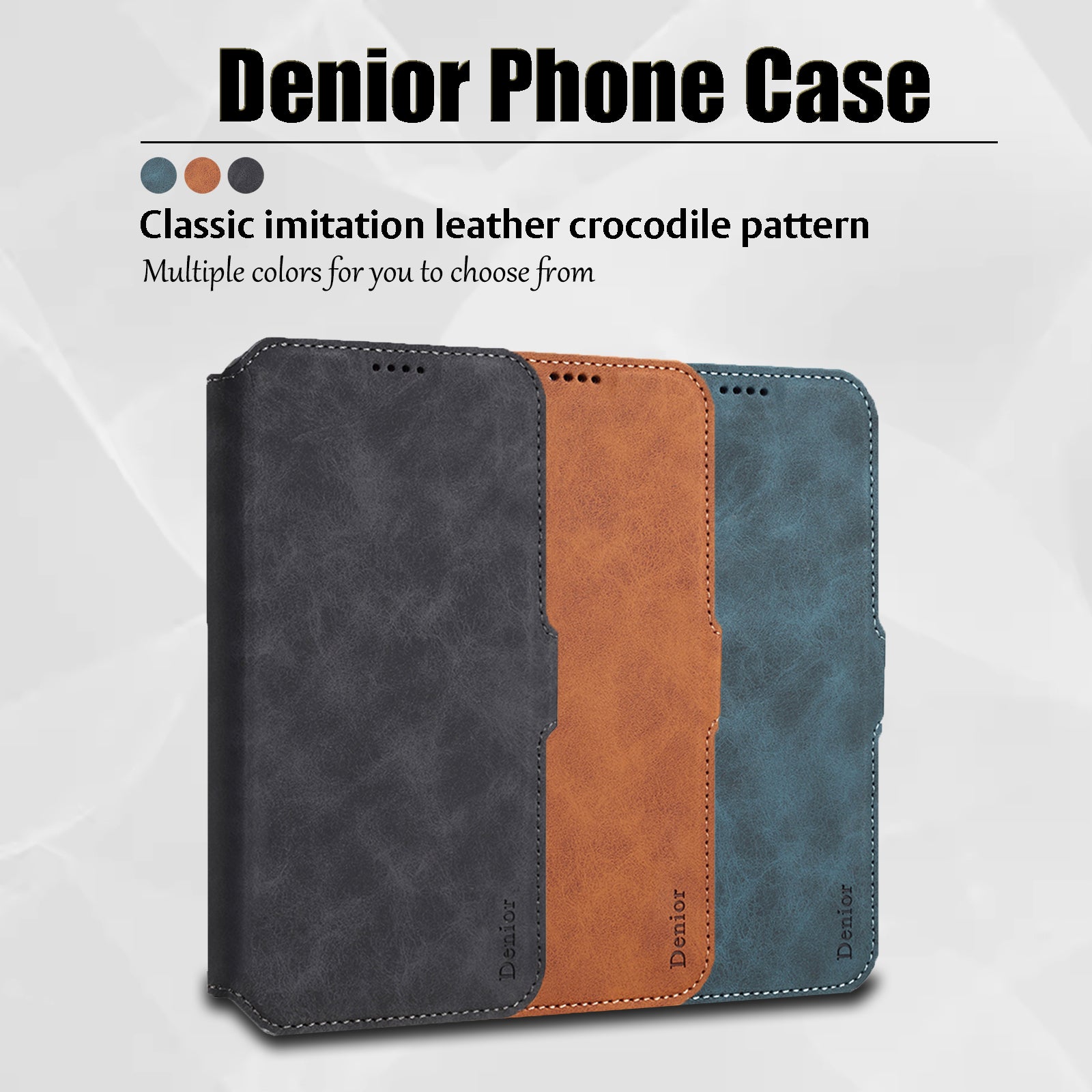 2IN1 Detachable Magnetic iPhone Phone Case & Card Pocket(Black)