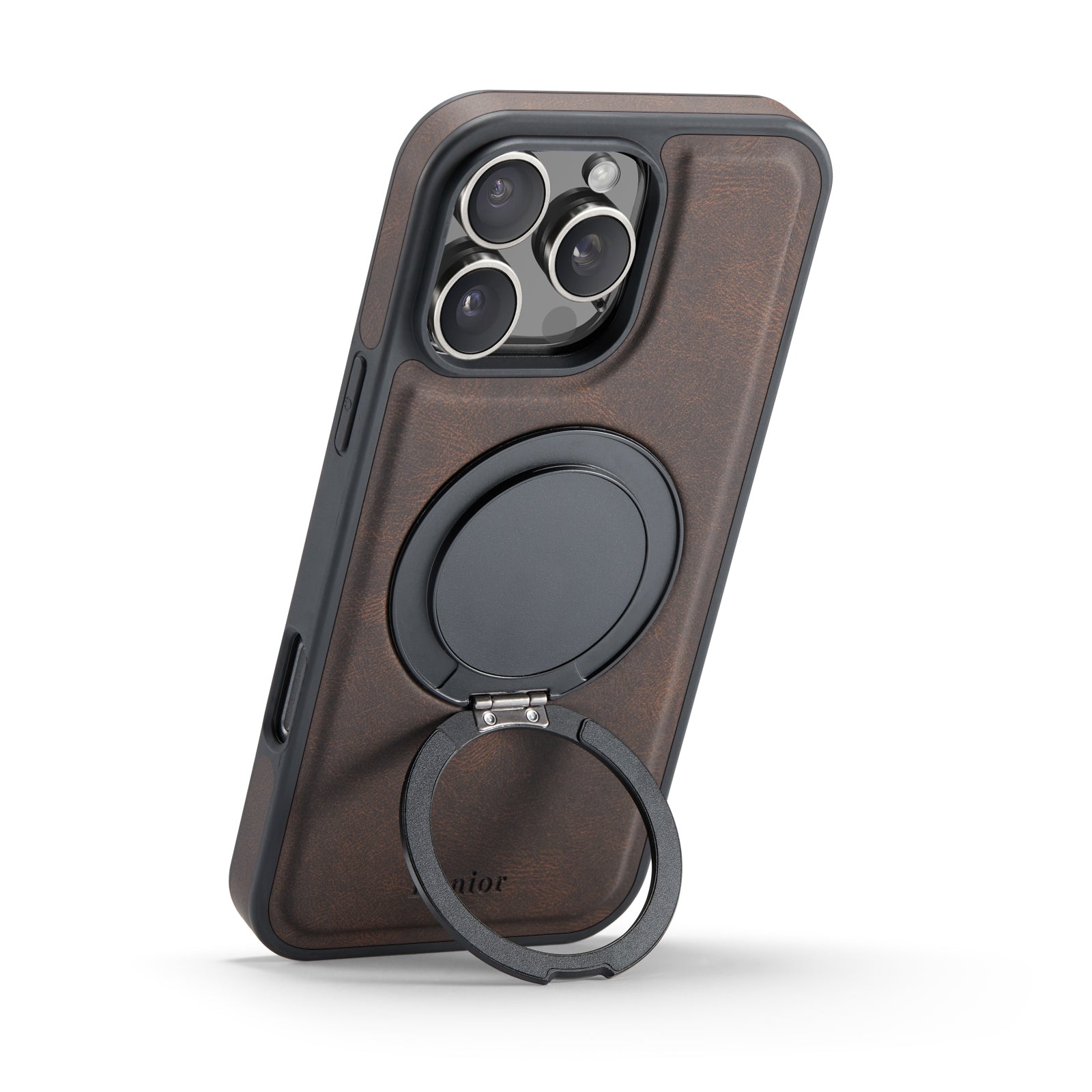 Rotatable Kickstand Case For iPhone 16-12 Series (Brown)