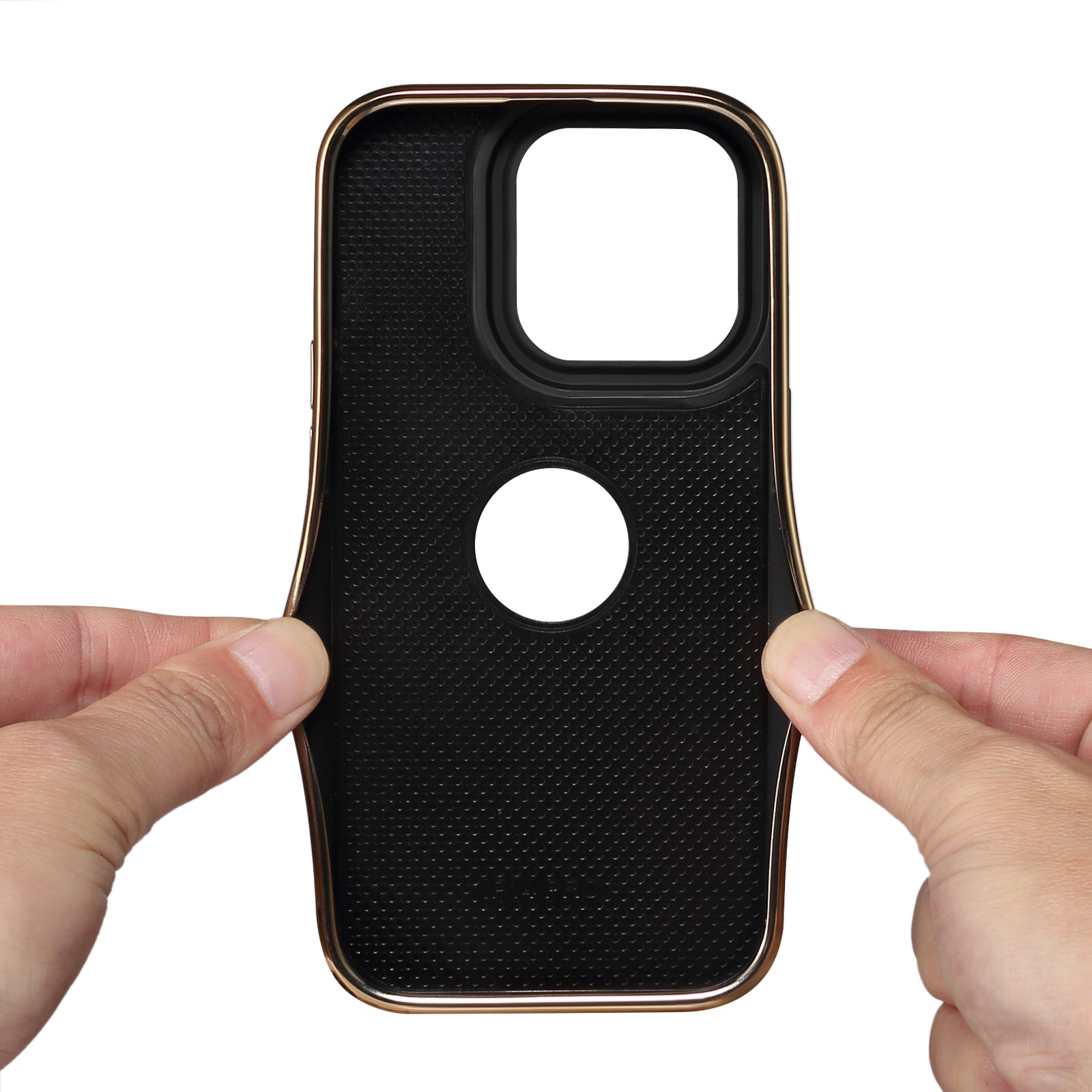 iPhone 15/14/13/12 Series Top Layer Alligator Pattern Cowhide Electroplated Border Anti Drop Genuine Leather Phone Case(Brown)