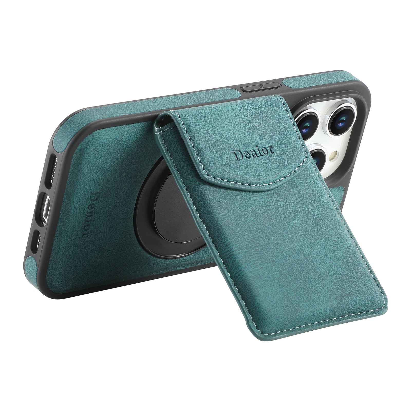 iPhone Series 2IN1 Magnetic Case & Card Bag(Blue)