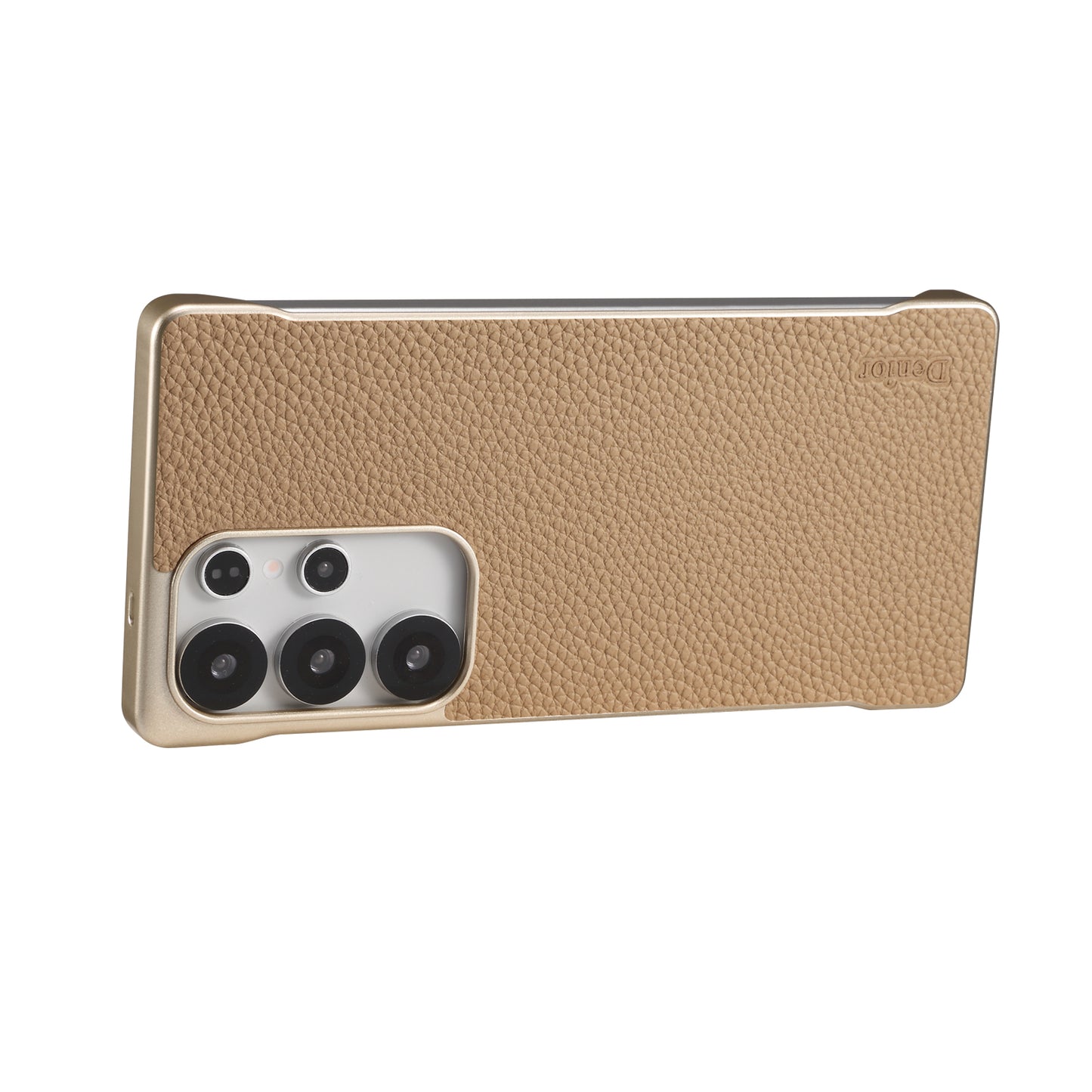Genuine Leather Litchi Texture Magnetic Phone Case (For Samsung)
