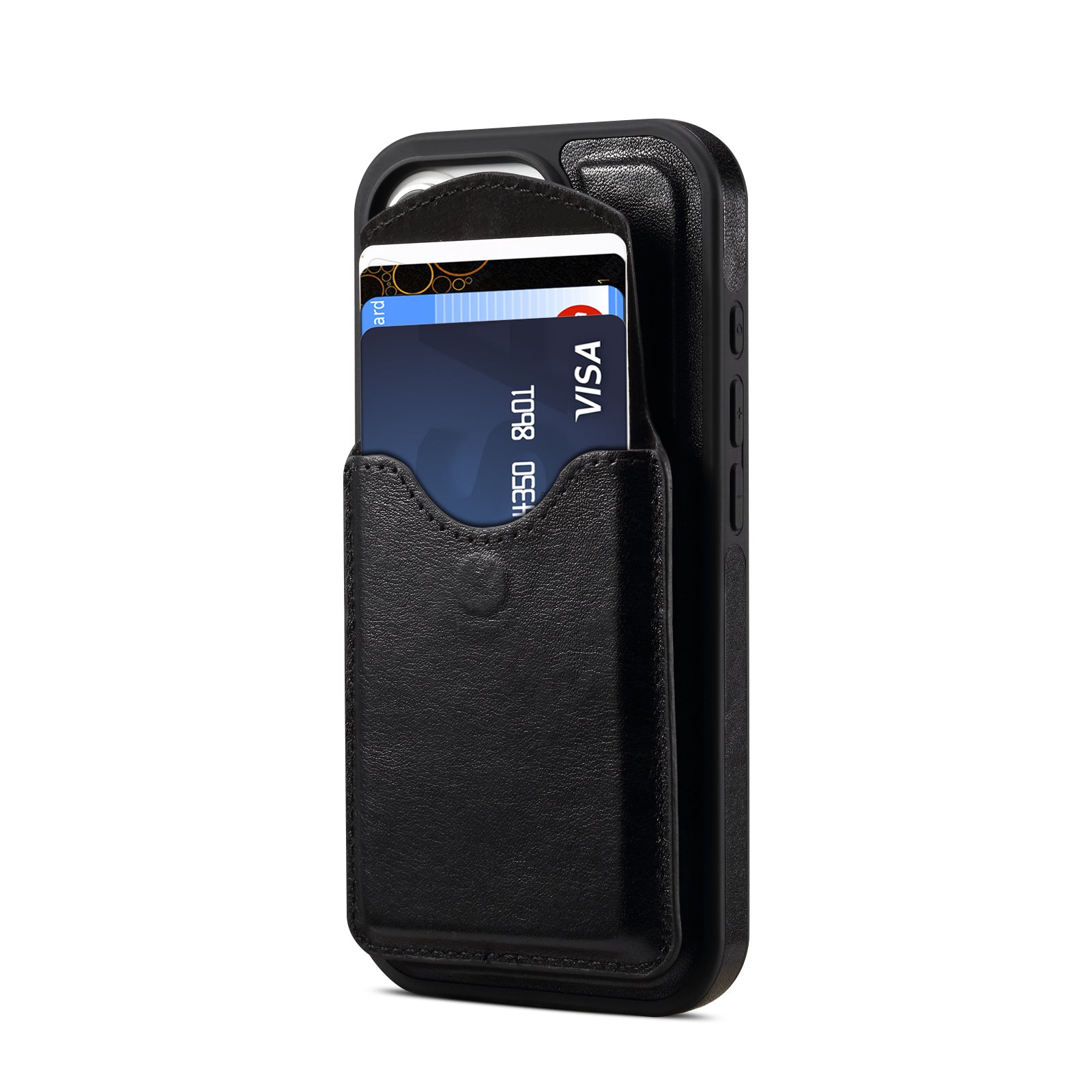 iPhone Series 2IN1 Magnetic Case & Card Bag(Black)
