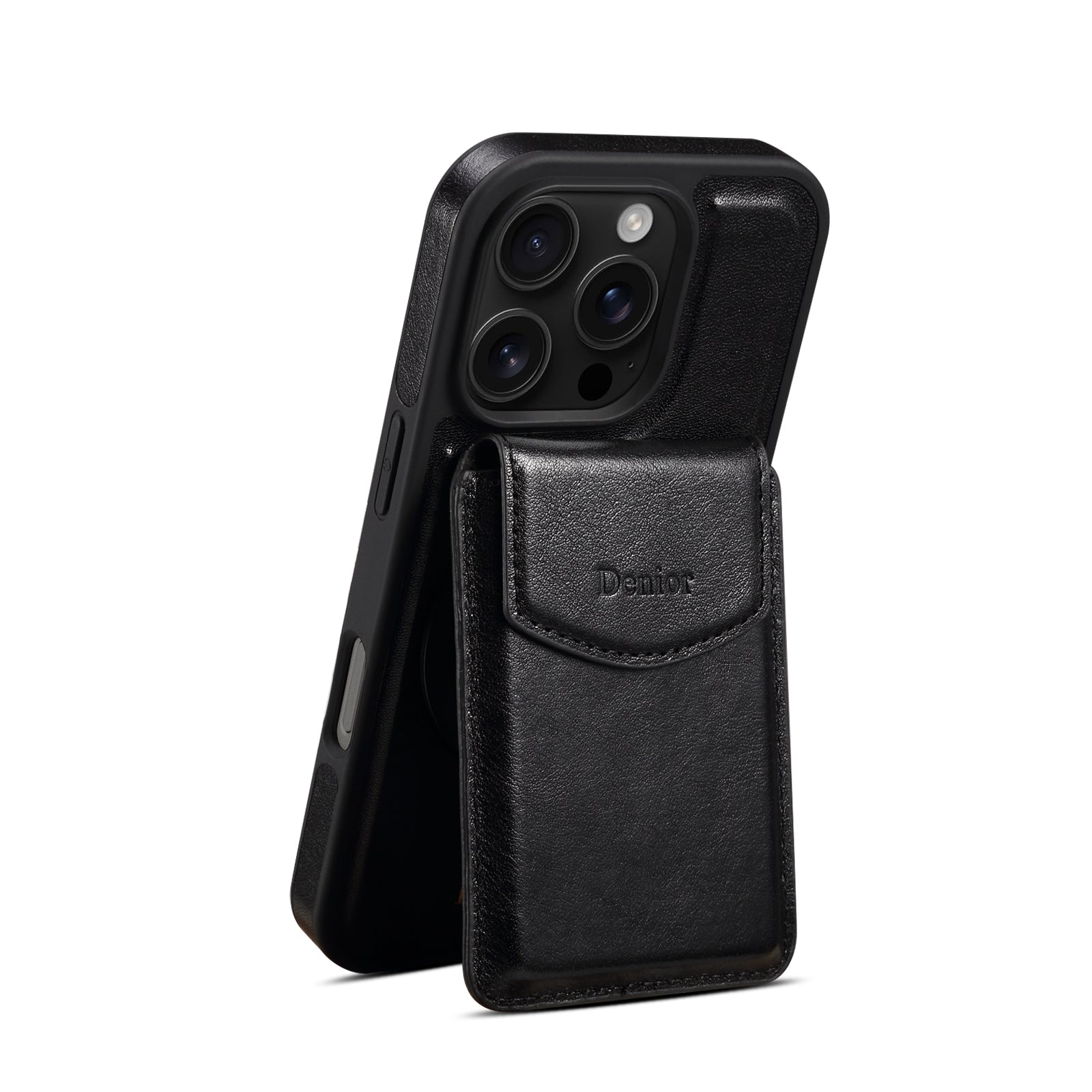 iPhone Series 2IN1 Magnetic Case & Card Bag(Black)