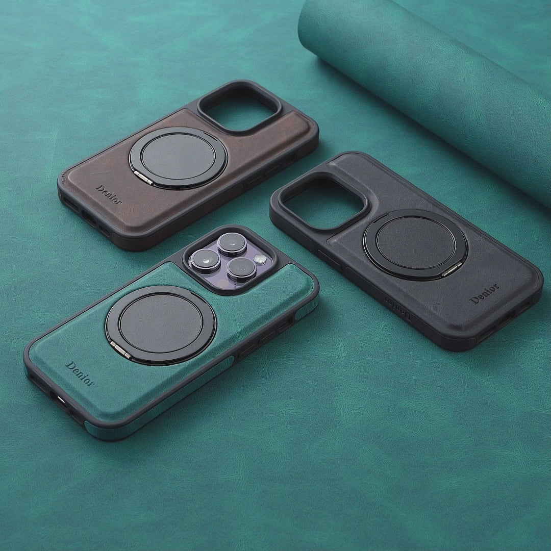 Rotatable Kickstand Case For iPhone 16-12 Series (Blue)