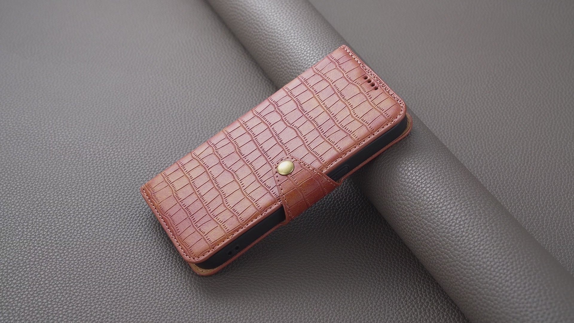 Crocodile PU Leather Samsung Cover Wallet Phone Case(Green)