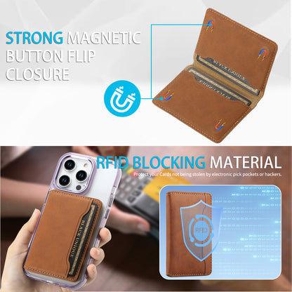 Bifold PU Leather Mag Wallet - Outer Slot