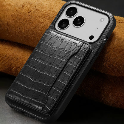 2-IN-1 PU Bag Case - Crocodile pattern