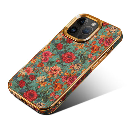 Floral Electroplated Phone Case