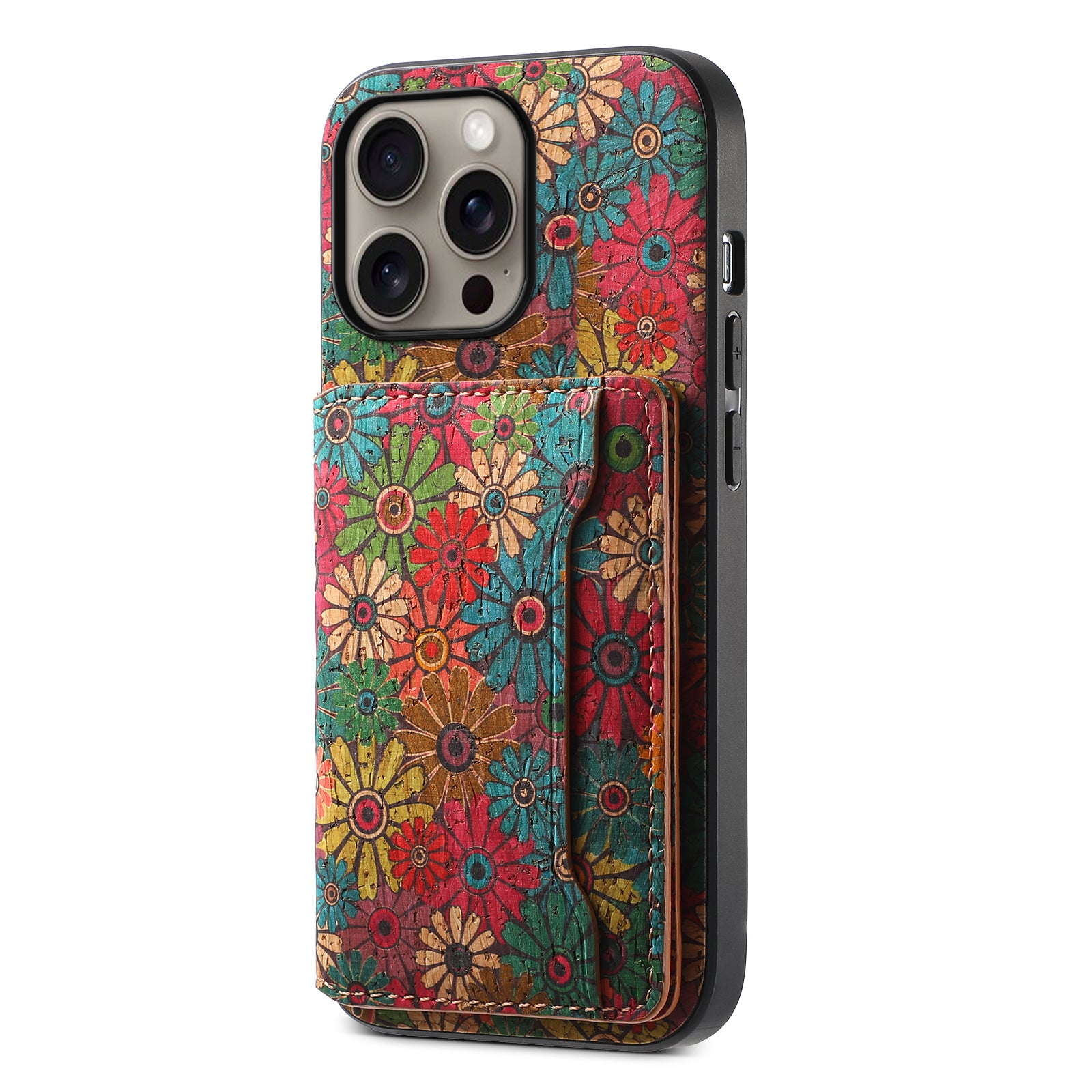 Wooden Phone Case For iPhone 16 - 7 Series (Green)