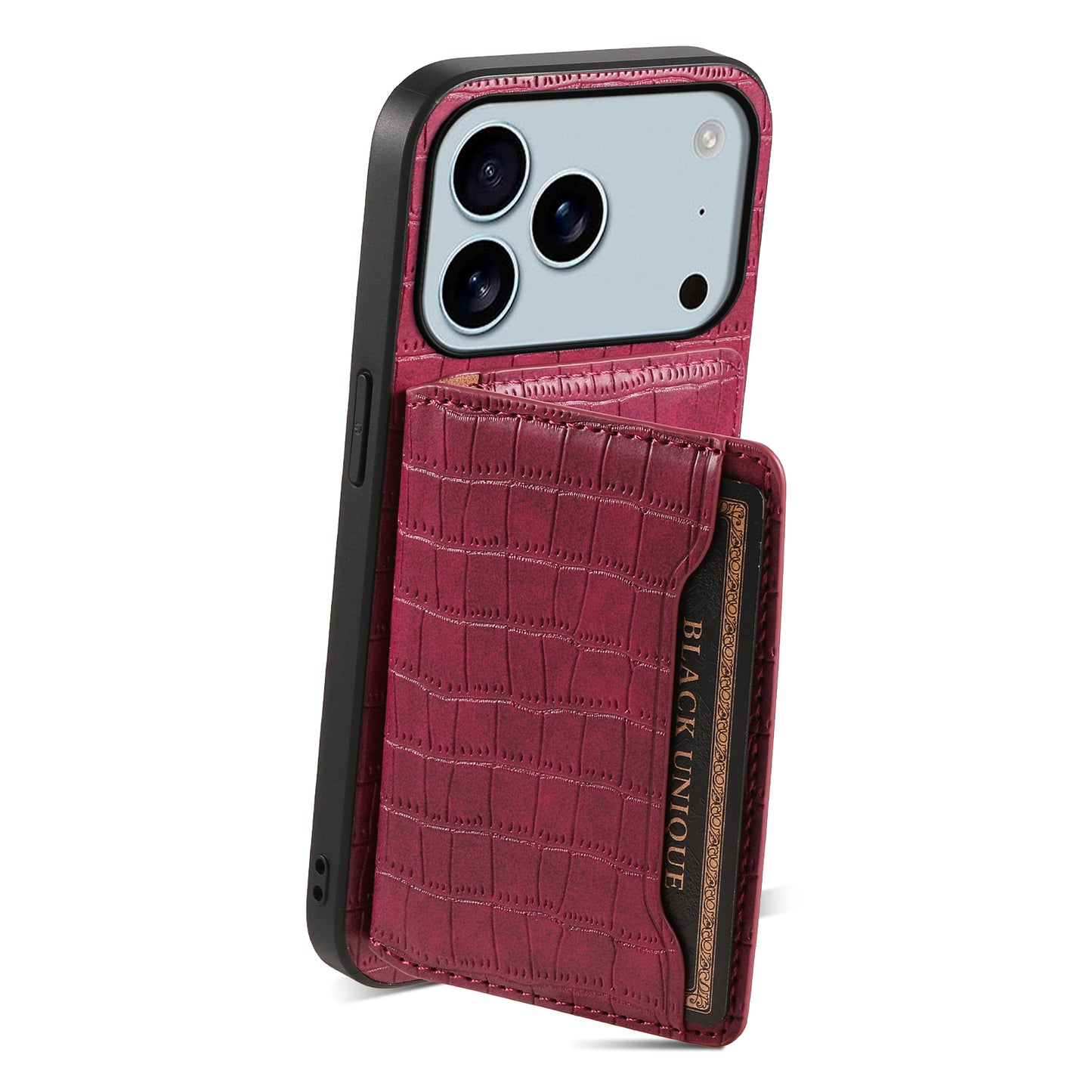 2-IN-1 PU Bag Case - Crocodile pattern