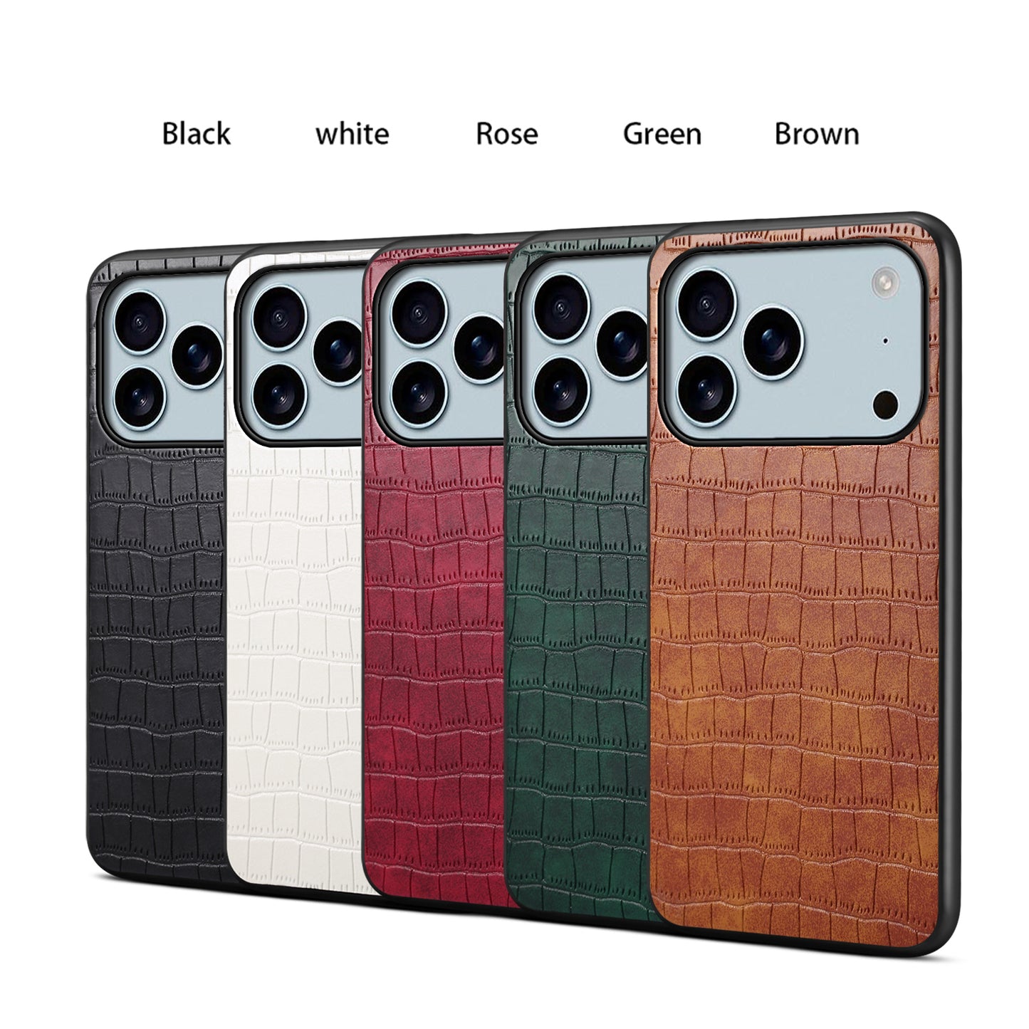 PU Crocodile Texture Phone Case