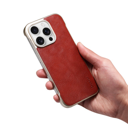 Genuine Leather Borderless Magnetic Phone Case