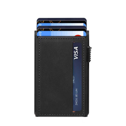 PU Skin-Feel Elastic Card Case