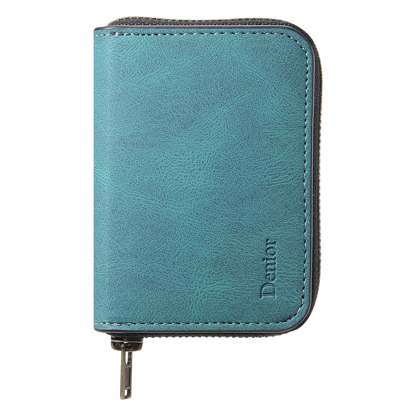 PU Skin-Feel Magnetic Zipper Card Holder