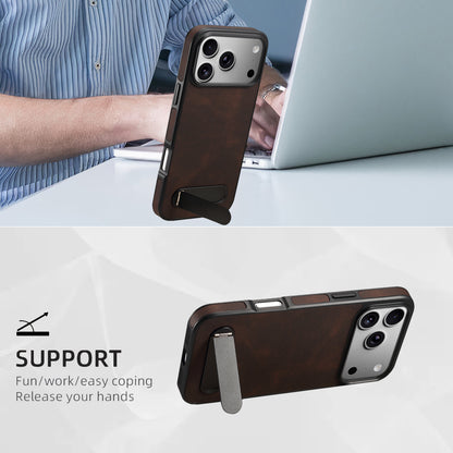 PU Skin-Feel In-line Stand Phone Case