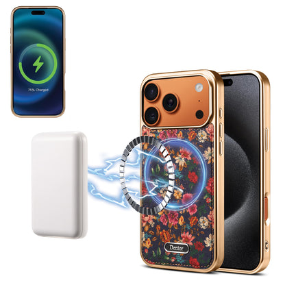 Butterfly Printed Magnetic Electroplated Phone Case