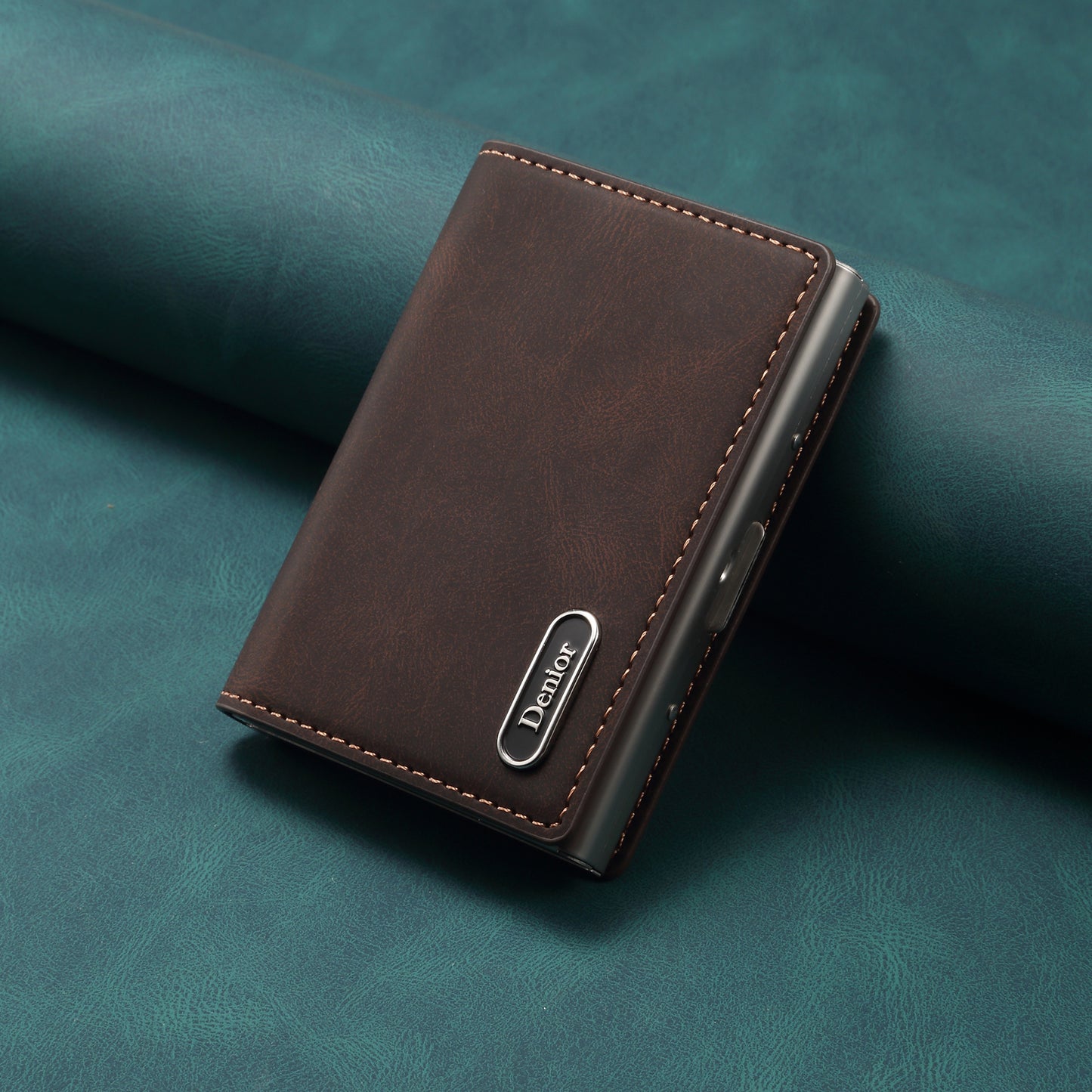 PU Skin-Feel Accordion Magnetic Card Case