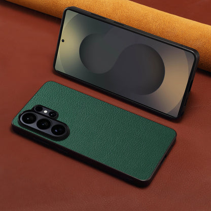 PU Faux Leather Litchi Texture Phone Case Back Cover (For Samsung)