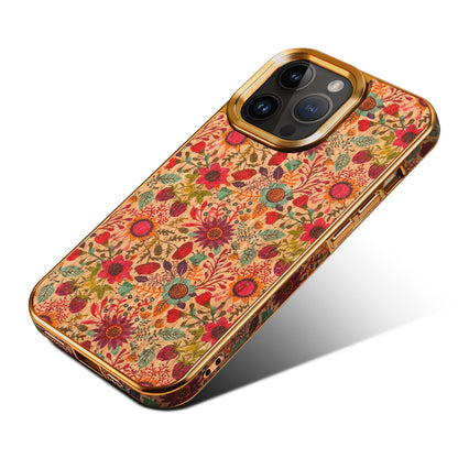 Floral Electroplated Phone Case