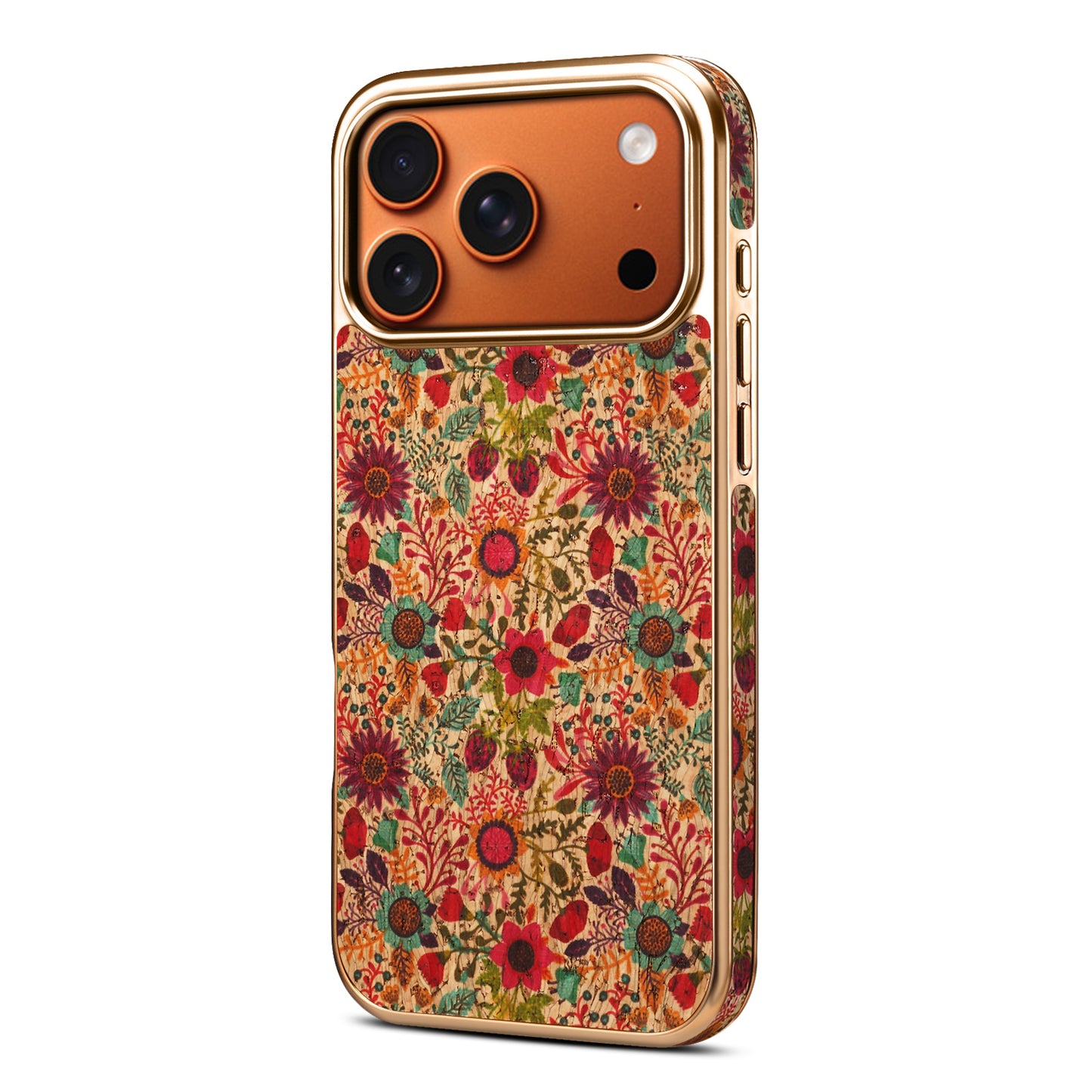 Floral Butterfly Electroplated Phone Case