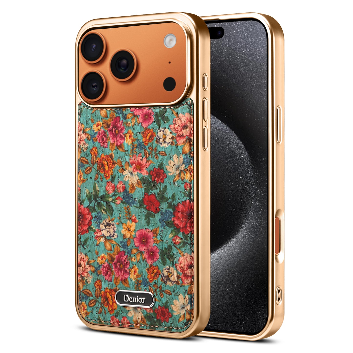 Butterfly Printed Magnetic Electroplated Phone Case