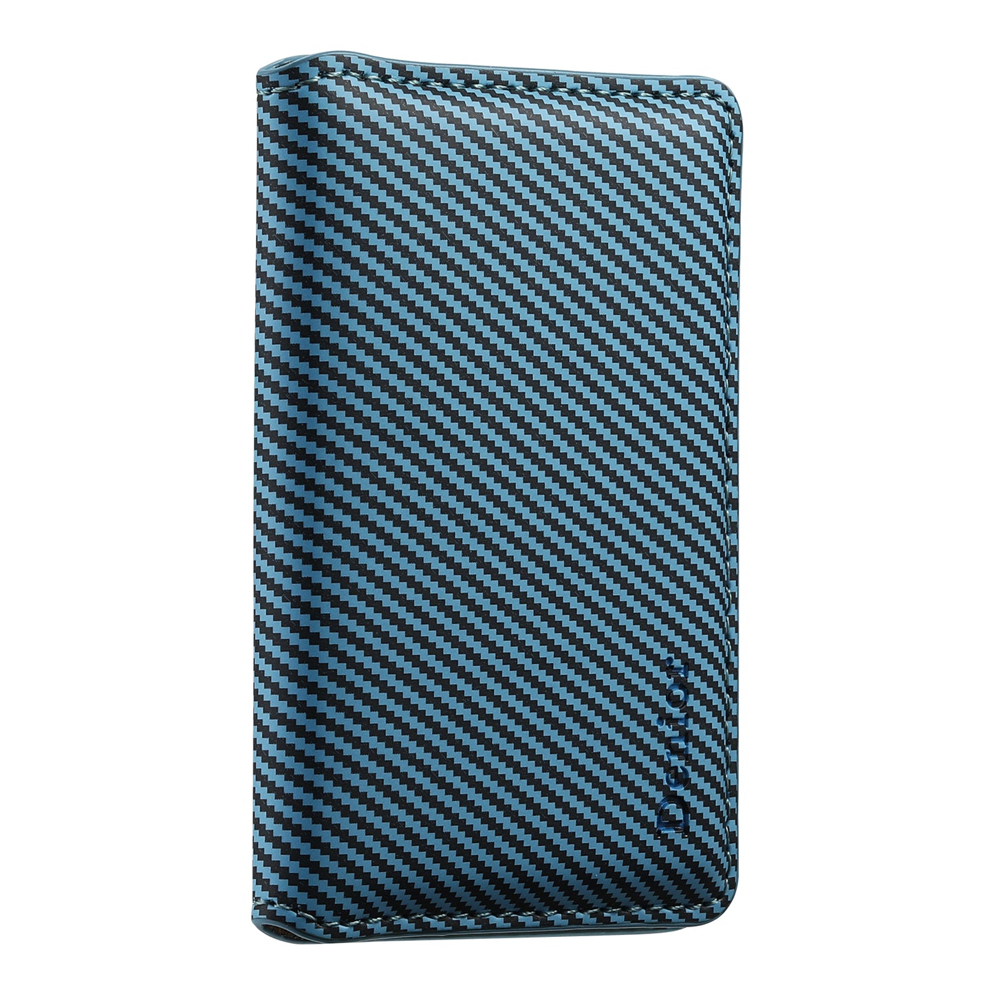 Bifold PU Leather Mag Wallet - Carbon Pattern