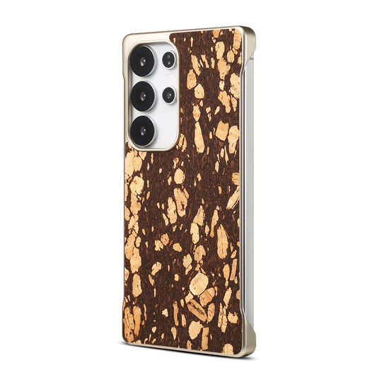 Cork Floral Borderless Magnetic Phone Case (For Samsung)