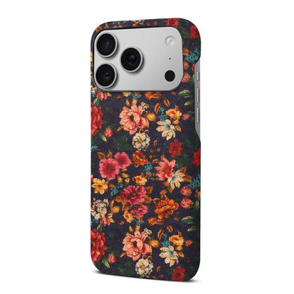 Floral Pattern Cork PC Phone Case