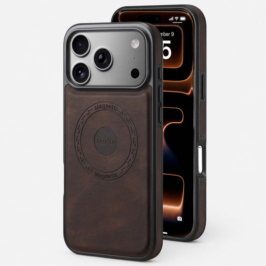 Vintage PU Leather Magnetic Case