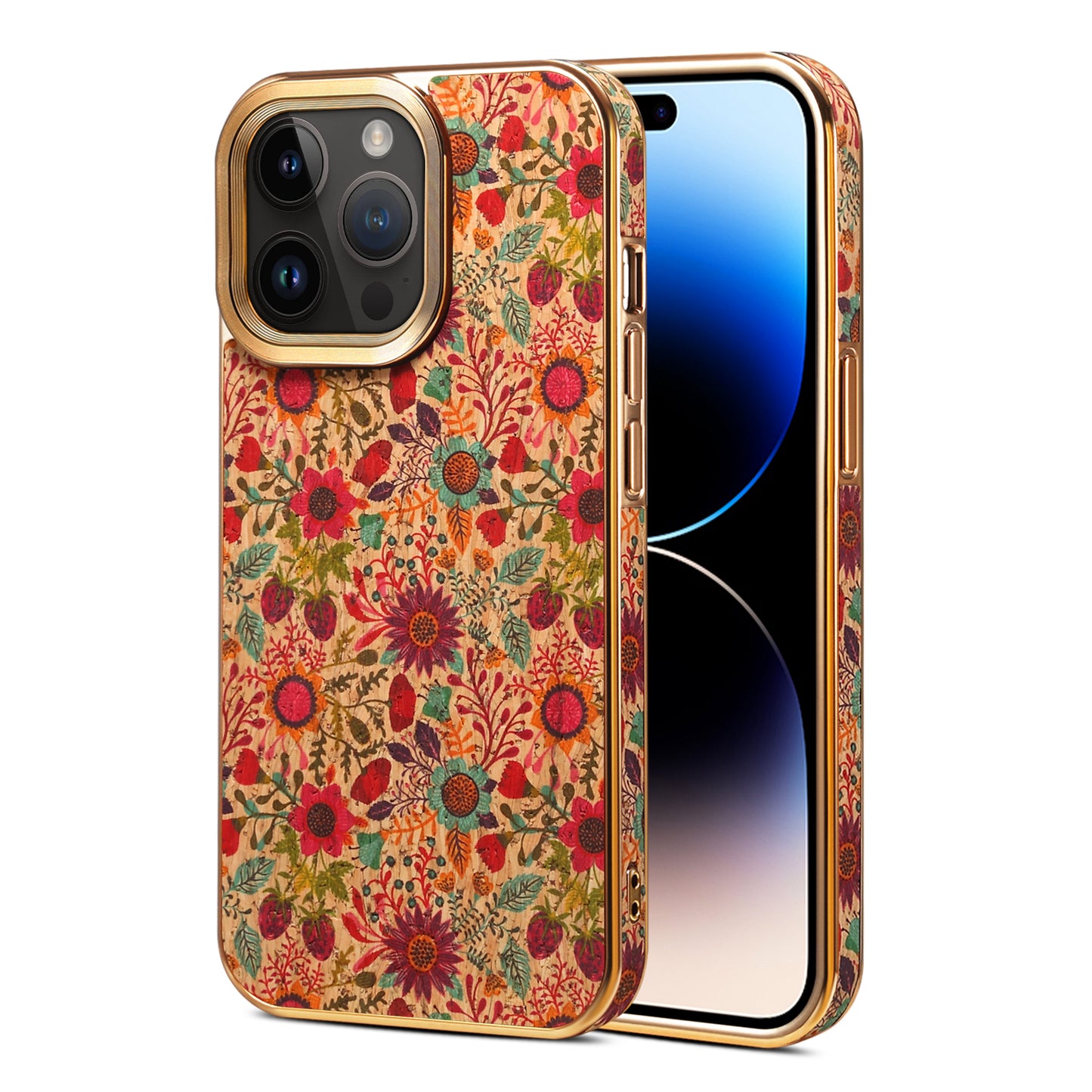 Floral Electroplated Phone Case