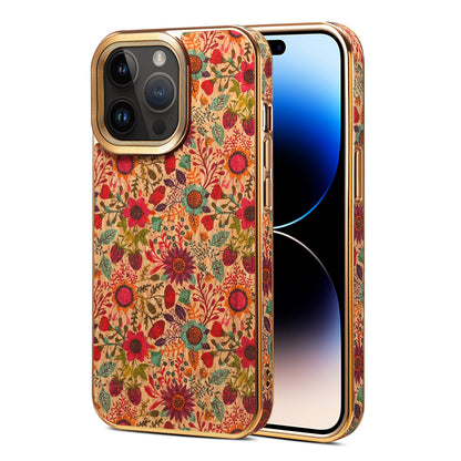 Floral Electroplated Phone Case