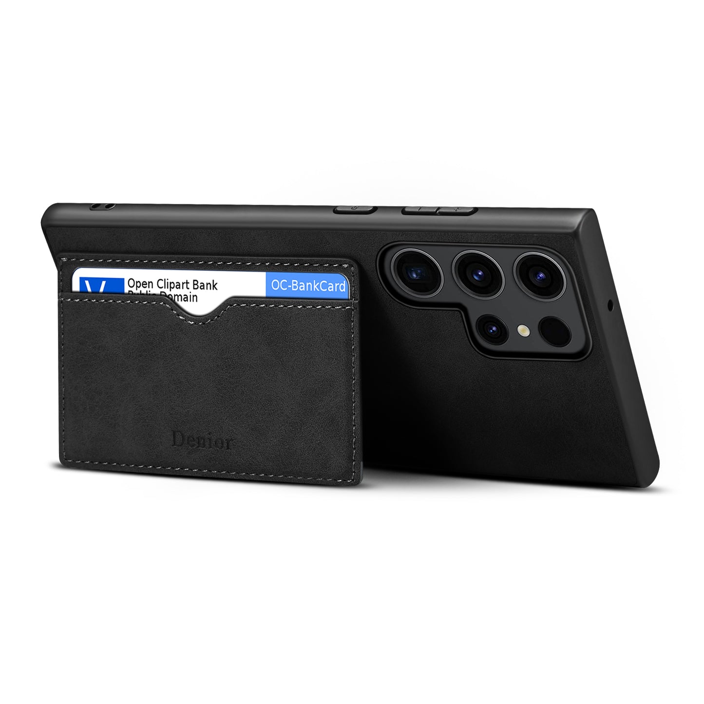 PU Retro Faux Leather Wallet Case with Horizontal Kickstand (For Samsung)