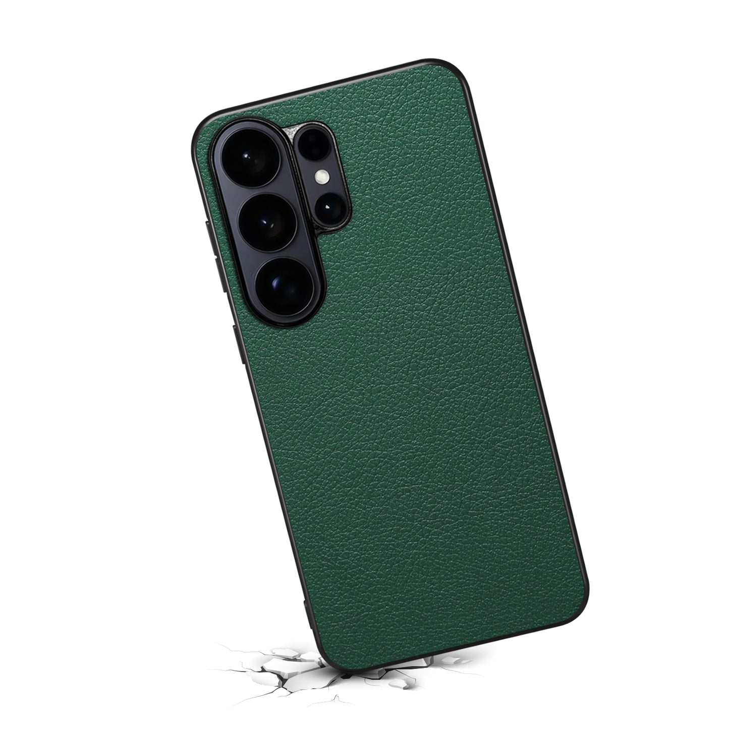 PU Faux Leather Litchi Texture Phone Case Back Cover (For Samsung)