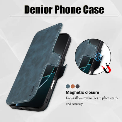 2IN1 Detachable Magnetic iPhone Phone Case & Card Pocket（Blue）