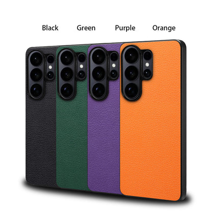 PU Faux Leather Litchi Texture Phone Case Back Cover (For Samsung)