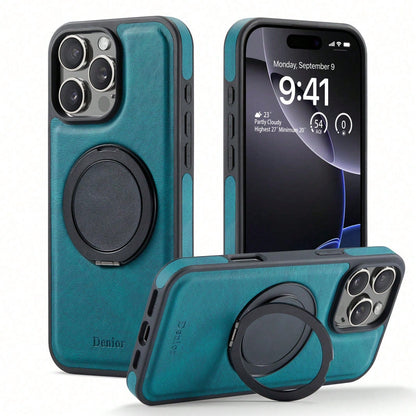 Rotatable Kickstand Case For iPhone 16-12 Series (Blue)