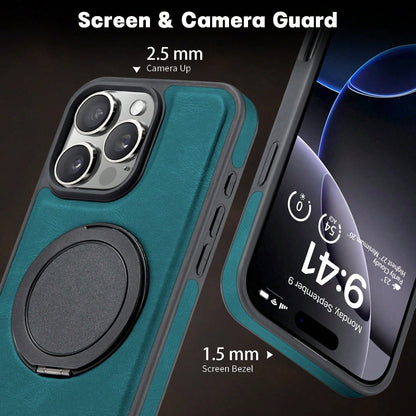 Rotatable Kickstand Case For iPhone 16-12 Series (Blue)