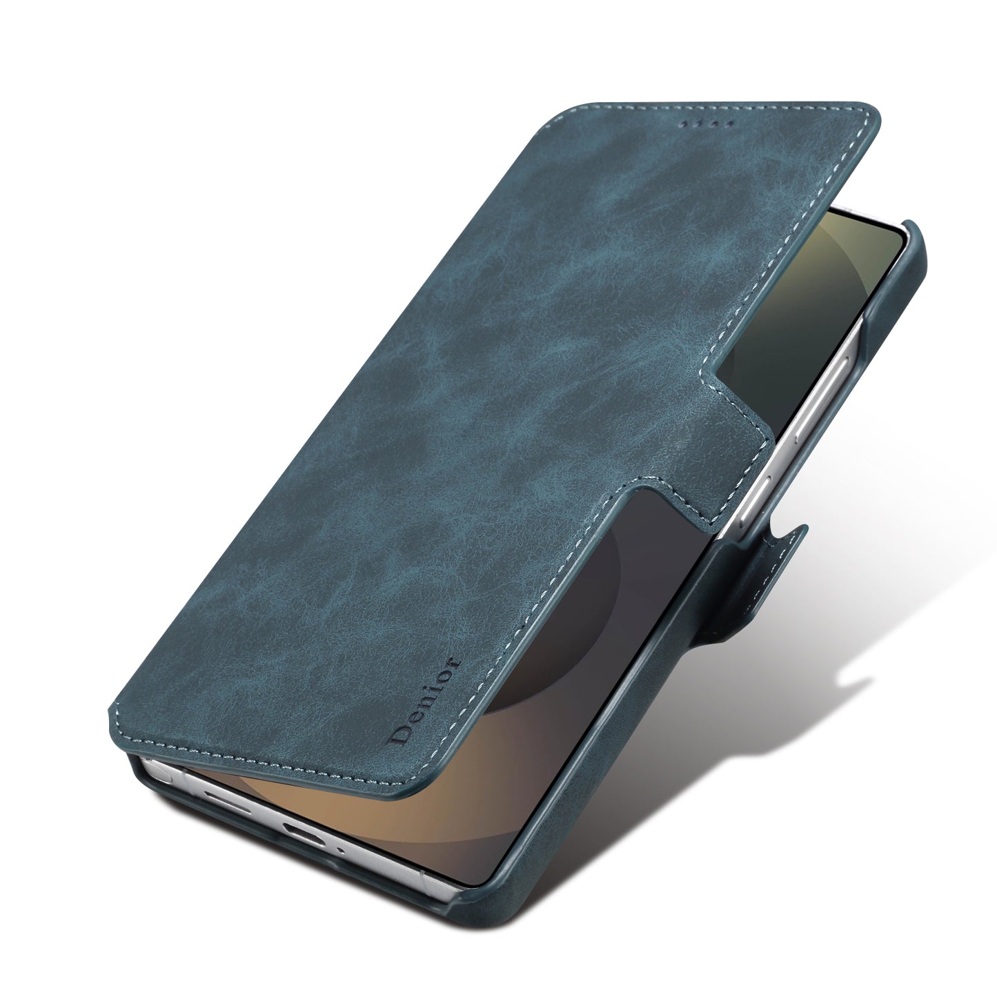 PU Retro Faux Leather Detachable Magnetic Wallet Stand Phone Case (For Samsung)