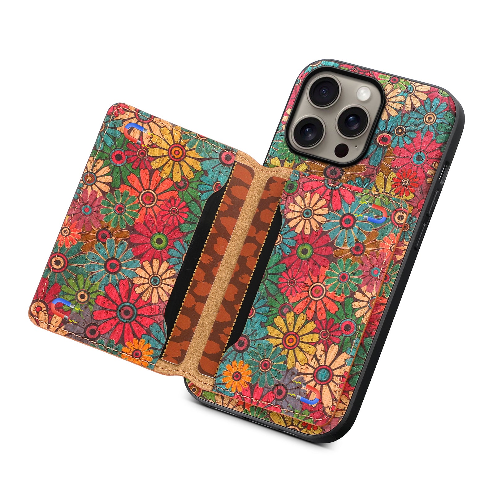 Wooden Phone Case For iPhone 16 - 7 Series (Green)