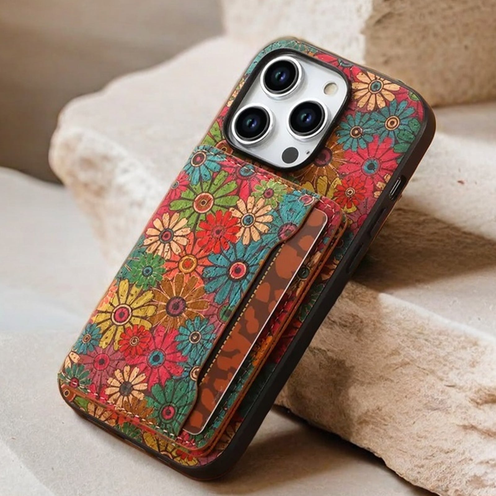 Wooden Phone Case For iPhone 16 - 7 Series (Green)