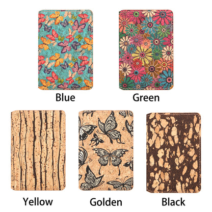 Magnetic Cork Material Ultra-Thin Credit Card Bag（Green）