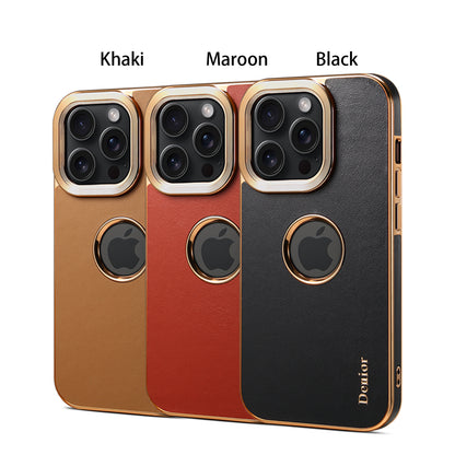 Fragrant Calfskin Electroplated Phone Case