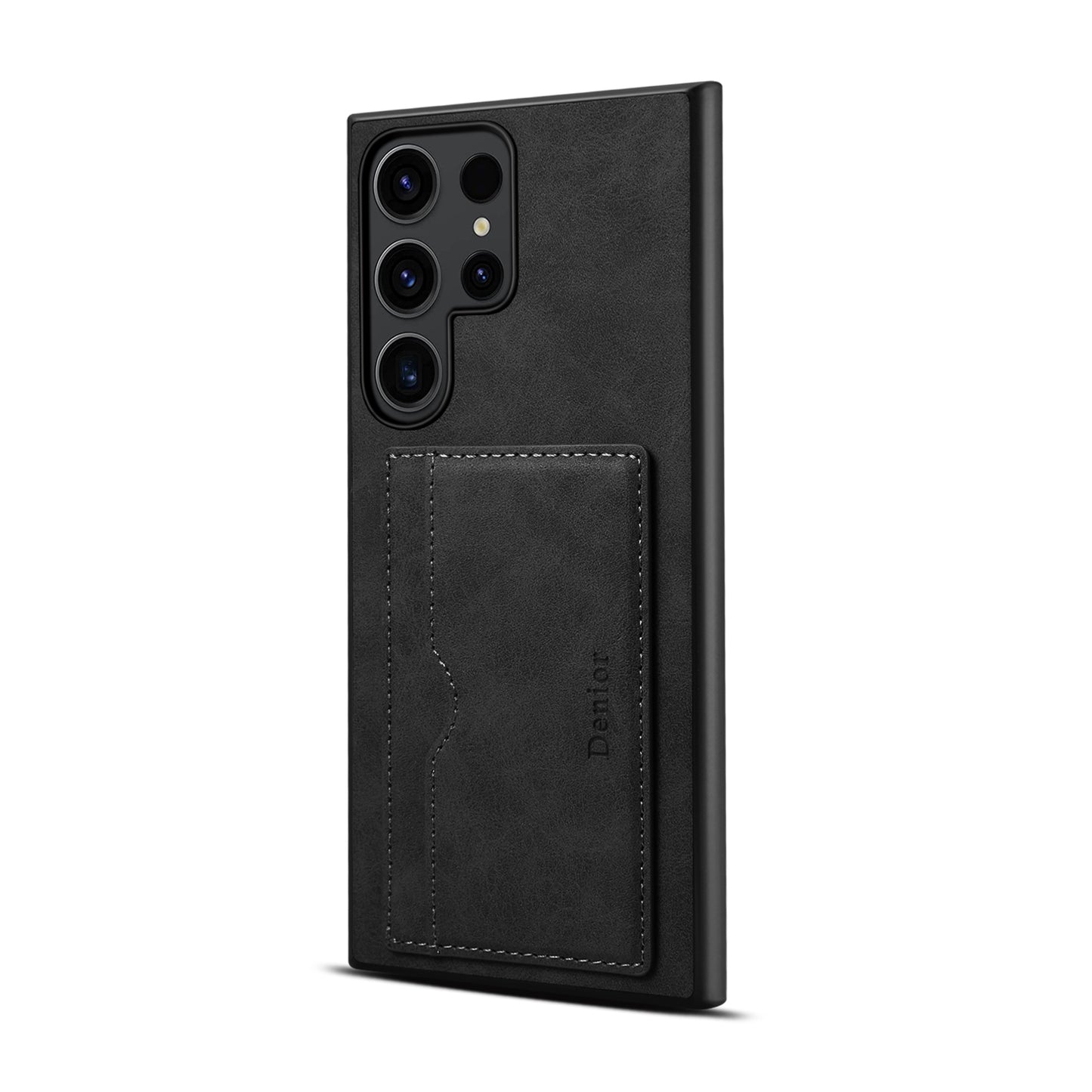 PU Retro Faux Leather Wallet Case with Horizontal Kickstand (For Samsung)