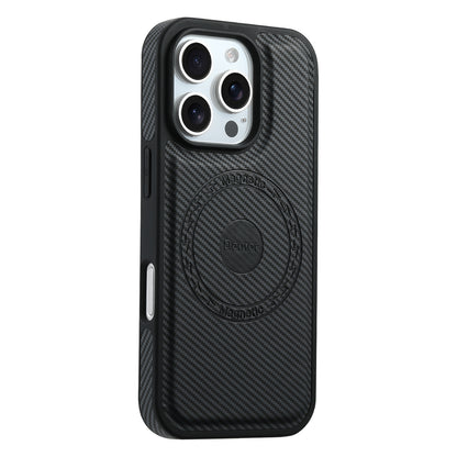 PU Carbon Fiber Texture Magnetic Phone Case
